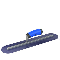 Bon Steel City 67-154 Blue Steel Finishing Trowel Round End 18 x 4 Comfort Wave Handle