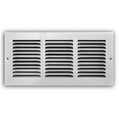 T A Industries Inc 17014X06 Ceiling Grill, Stamped Return, 0.5 in Blade Spacing, 6 in HT