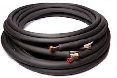 Mueller Industries 61020500B3B6 Mini Split Refrigerant Line Set 50 Feet 3 8 Liquid Line, 5 8 Suction Line