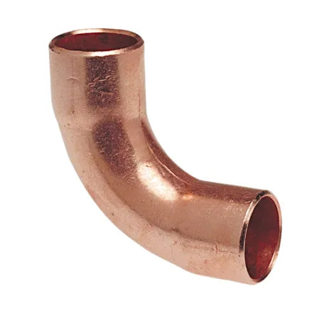 NIBCO 607-LT12 Copper 90 Degree Long Radius Elbow 1/2 Inch Pack of 1