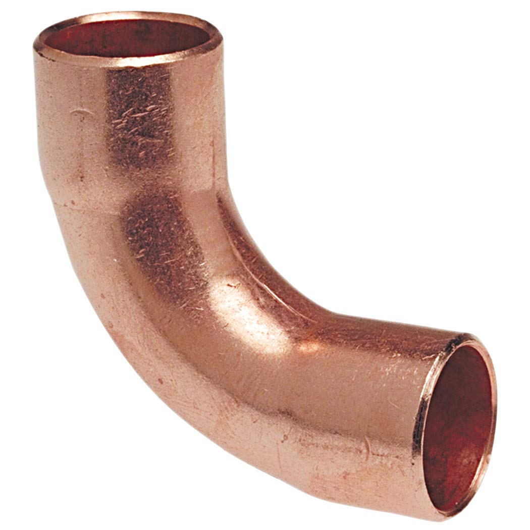 NIBCO 607-LT38 Copper 90 Degree Long Radius Elbow 3/8 Inch