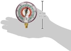 JB Industries M2-825 High Side Pressure Gauge 0 to 800 PSI - Red