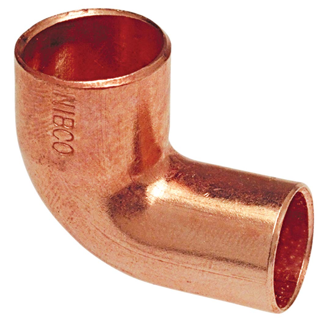 NIBCO 607-238 3/8 Ftg x C 90 Fitting Elbow Copper