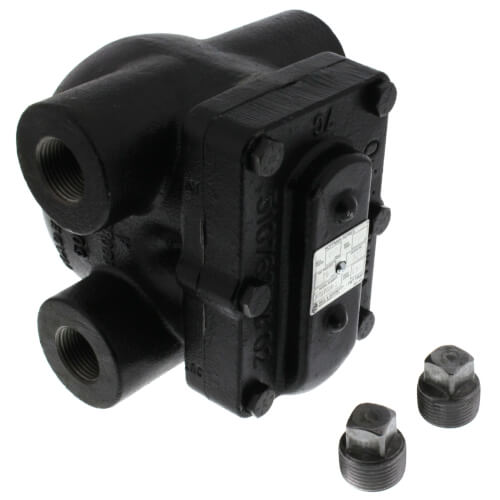 HOFFMAN SPECIALTY Hoffman 404204 FT075H-3 Float & Thermostatic Trap Cast Iron 75 PSI