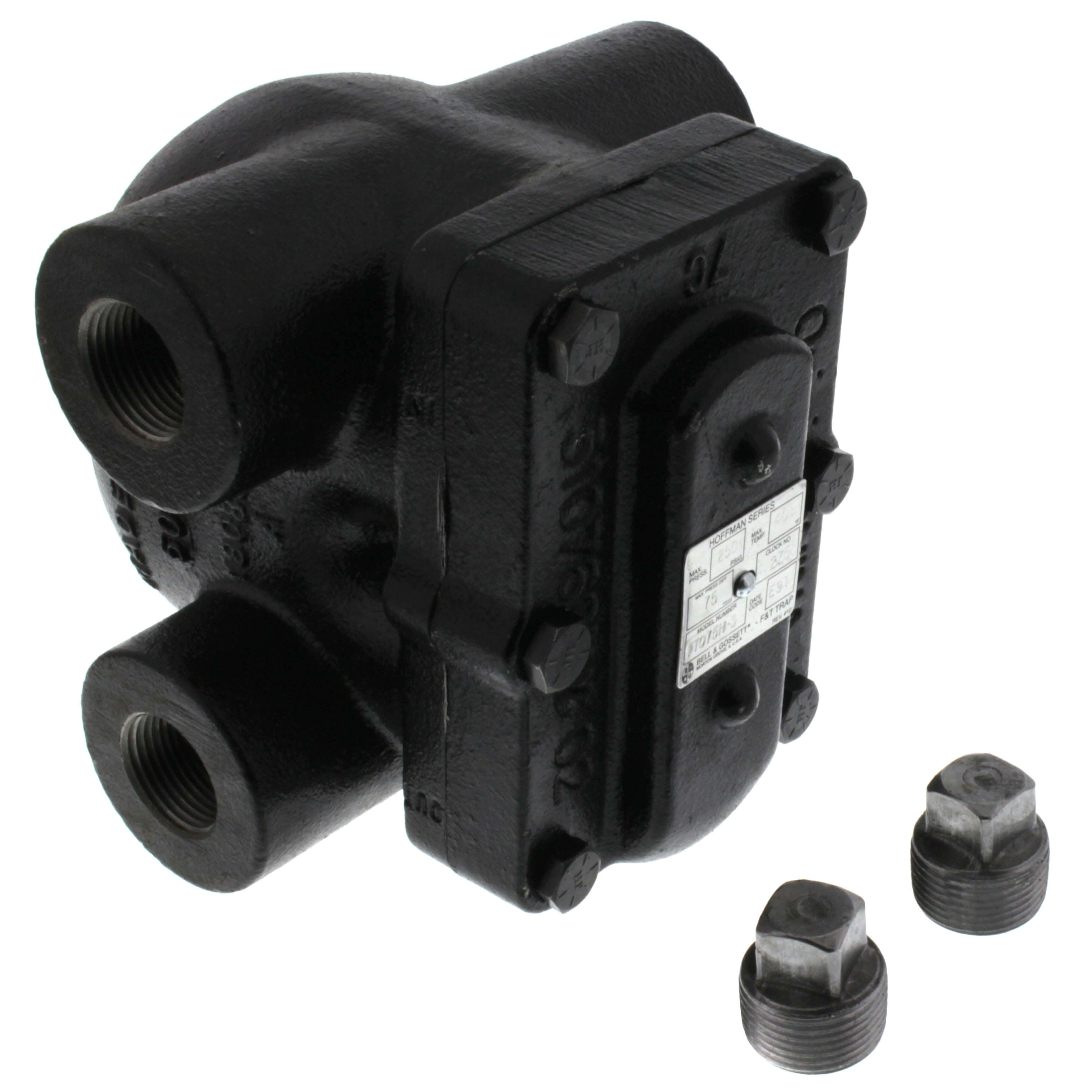 HOFFMAN SPECIALTY Hoffman 404204 FT075H-3 Float & Thermostatic Trap Cast Iron 75 PSI