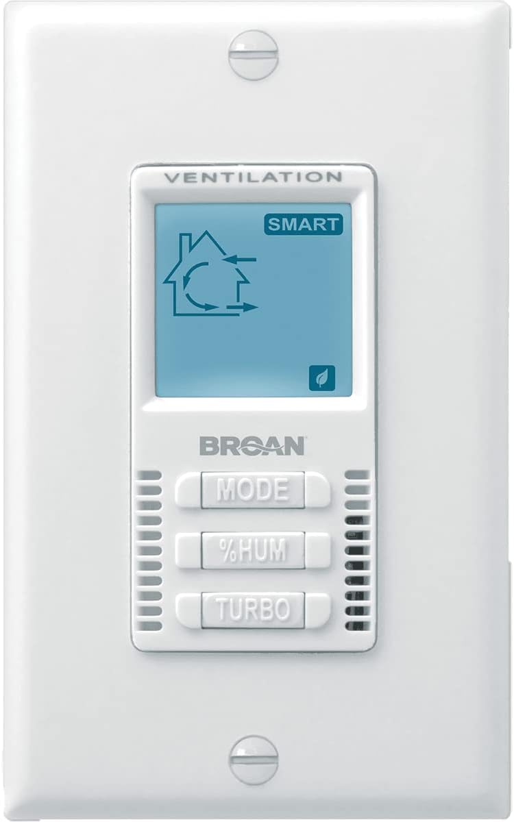 Broan-NuTone VT9W Manual Type Energy and Heat Recovery Ventilator Wall Control