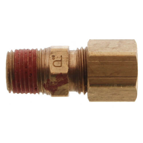 Honeywell CCT1435T Brass Compression Adapter NPT 1/4 inch x 1/8 inch