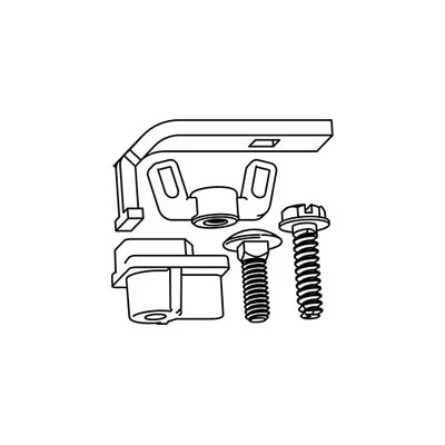 KMC Controls HMO-4004 Anti-Rotation Ball Valve Mount