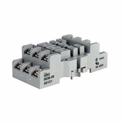 IDEC SR3B-05 Relay Socket 250V 11 Pin Screw Terminal DIN Rail Standard