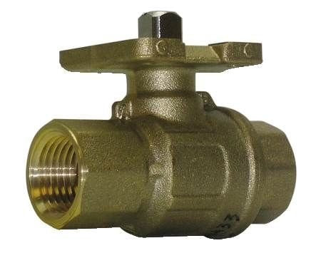 Johnson Controls VG1241AG+943BUB Two-Way Brass Ball Valve with Electric Actuator