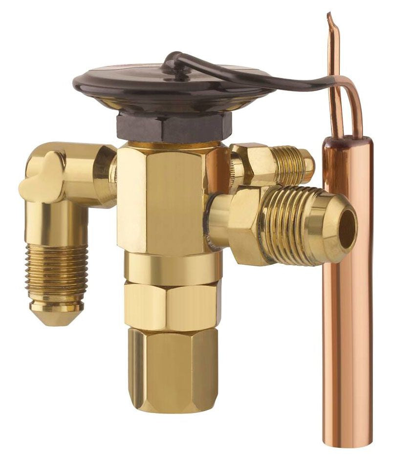 Parker Hannifin 040329-01 Thermostatic Expansion Valve Brass SAE Flare Interchangeable Internally Equalized