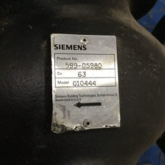 Siemens 277-05980 Flowrite Control Valve 2-1/2 Inch 125 PSI Flanged