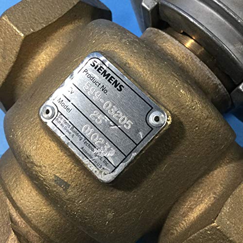 Siemens 277-03205 Flowrite 3-Way Pneumatic Actuated Control Valve Brass 1.5 Inch NPT