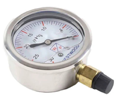 Auburn S100-295 Liquid Fill Gauge 2.5 Inch BottMt - Reliable Instrumentation