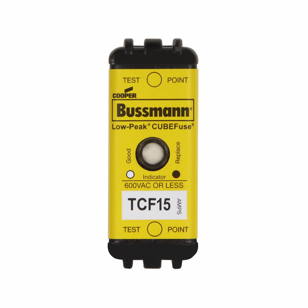 Eaton Bussmann TCF15 Time Delay Fuse 15A 600VAC/300VDC