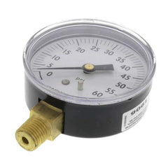 Ashcroft 25W1005H02L-0/60 2.5 Inch 1005 Steel Pressure Gauge PowerFlex Lower Mount 0-60 PSI