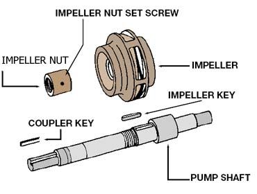 Bell & Gossett P78932 Shaft Assembly For VSC & VSCS Pumps