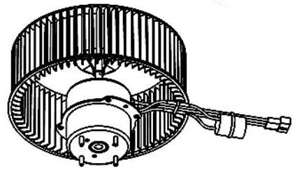 BROAN S97021084 Blower Assembly Replacement for QTXE110S Models