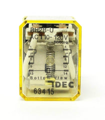 IDEC RH2B-UAC110-120V Power Relay DPDT 110-120VAC 10A