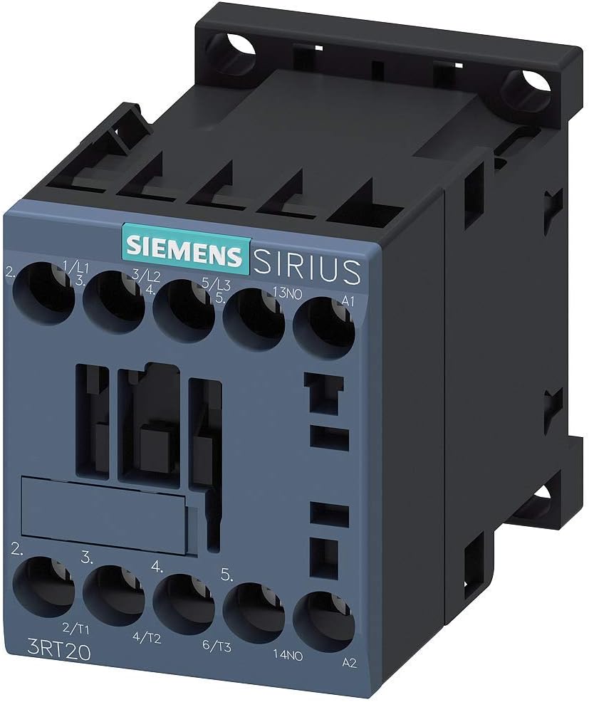 Siemens 3RT2016-1AK61 Power Contactor, AC-3 9A, 4KW, 400V, 1NO, 120V