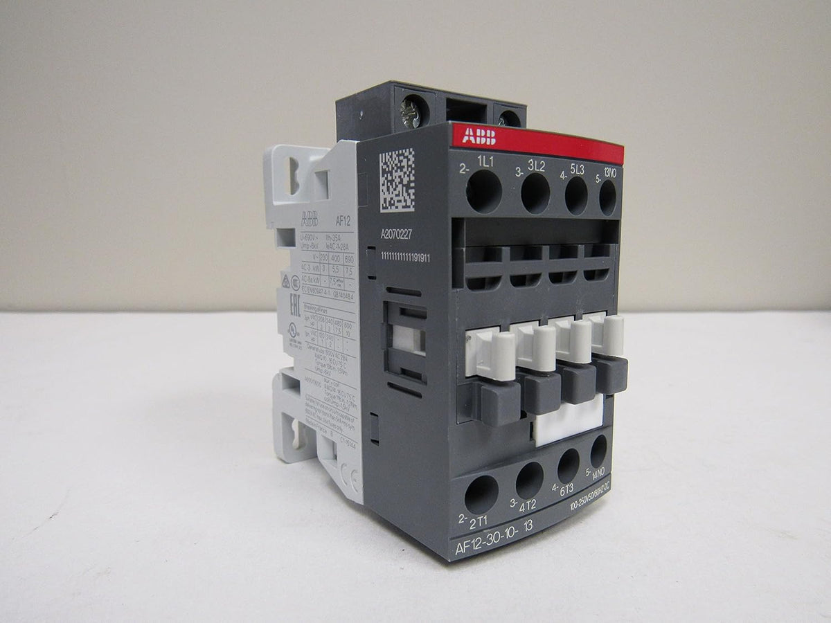 ABB AF12-30-10-13 IEC Magnetic Contactor 120VAC 3 Pole Non-Reversing