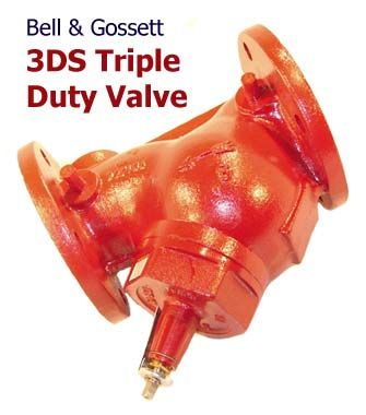 Bell & Gossett 132125 3DS-5S 5 Inch Flanged Cast Iron Triple-Duty Valve