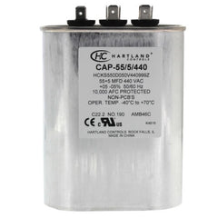 Hartland Controls CAP-55/5/440 Dual Capacitor 370/440V Replacement