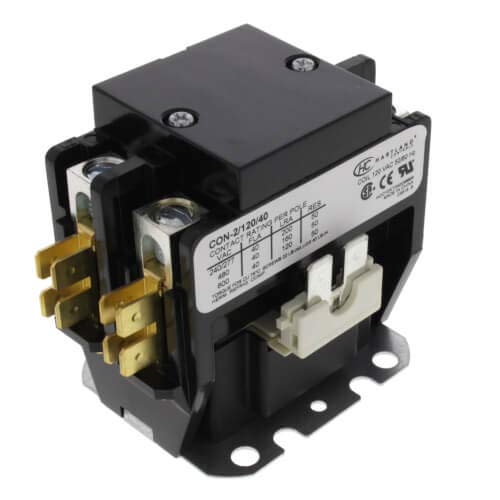 Hartland Controls CON-2/120/40 2 Pole Contactor 120V 40 Amp Replacement CON-2/120/40