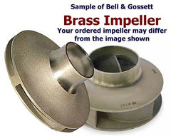 Bell & Gossett P82137 Bronze Impeller 6-1/2 Inch OD Replacement Part for Series 60 Pumps