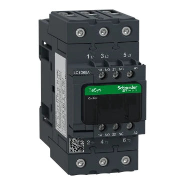 Schneider Electric LC1D65AB7 IEC Contactor 24V 65 Amp 3-Pole Non-Reversing