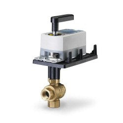 Siemens 171D-10368 Ball Valve, 1.5 inches, 3-Way Mixing or Diverting, 40 CV