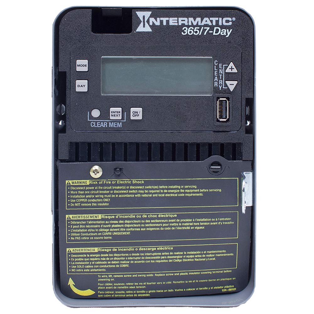 Intermatic ET2705C Electronic Timer 30 Amps 120 to 277VAC 7/365 Days Operation