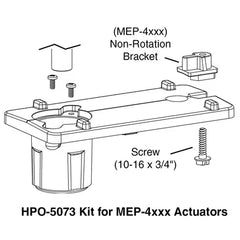 KMC Controls HPO-5073 Quick Mount Value Linkage for HVAC Industrial Applications