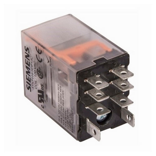 Siemens 3TX7114-5DF13C 120 VAC 20 Amp DPDT Plug-In Relay