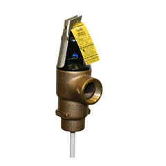 Apollo Valves 18C-512-5-150 3/4 Inch FNPT Commercial ASME T&P Relief Valve 5 Inch Element 150 psi