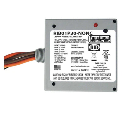 FUNCTIONAL DEVICES RIB01P30-NONC ALL RELAYS & SWITCHES