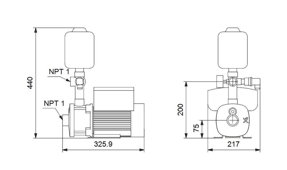 Grundfos 98810924 CMBE 3-51 115V Booster Pump