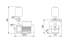 Grundfos 98810924 CMBE 3-51 115V Booster Pump