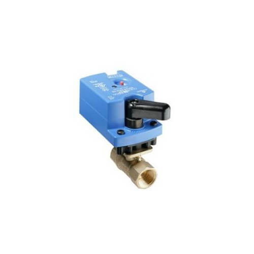 Johnson Controls VG1241CL+9A4GGA 1 Inch NPT 2-Way Brass Valve with VA9104 Proportional Actuator