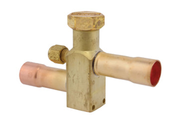 RHEEM Rheem 61-104025-15 Service Valve 3/4 x 3/4 inch Connections 5 inch Length Front Charge Port