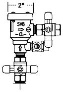 Watts 0792024 LF008PCQT Vacuum Breaker 150 PSI 1/2 Inch FPT x FPT Lead-Free