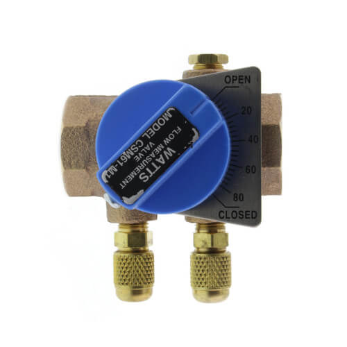 Watts 0856738 3/4 Inch CSM-61 Flow Measurement Valve for HVAC Systems