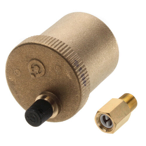 CALEFFI 502115A Minical Automatic Air Vent 1/8 inch MNPT 150 PSI Brass