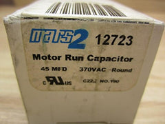 MARS 12723 Motor Run Capacitor 45 MFD 370V Round