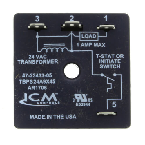 Rheem 47-23433-05 Time Delay Relay On Delay on Break 1 Pack