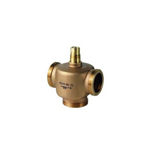 SIEMENS VXG44.25-10 3-Way Seat Valve 1 Inch 11.6 Cv Bronze PN16