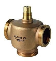 SIEMENS VXG44.25-10 3-Way Seat Valve 1 Inch 11.6 Cv Bronze PN16