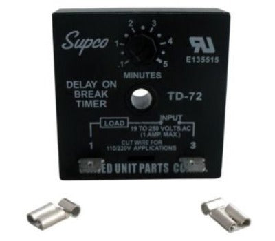 SUPCO TD72 Time Delay Break Compressor Protector