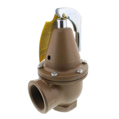 Watts 0383942 740A Relief Valve 75 psi 1-1/2 Inch NPT Bronze