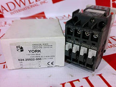 YORK 024-25522-000 Contactor 100-250VAC Size 9A Replacement 024-25522-000